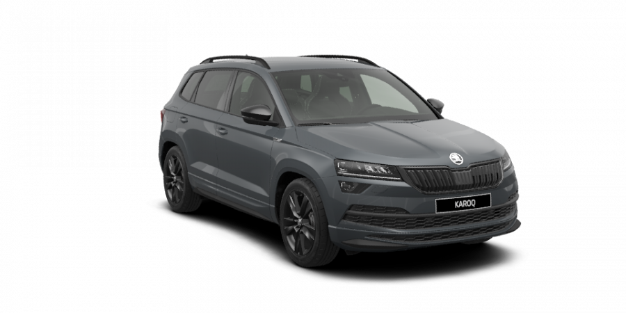 Škoda Karoq, 1,5 TSI 110 kW 6-stup. mech., barva šedá