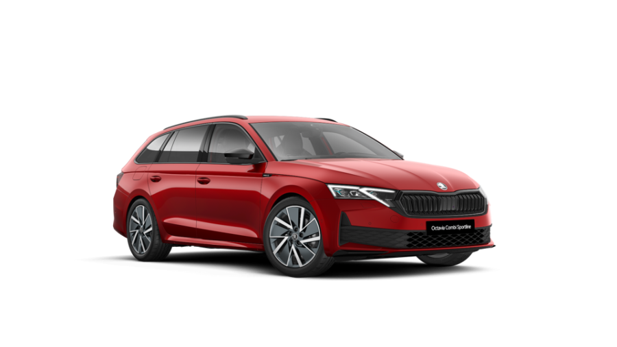 Škoda Octavia, 2,0 TSI 150 kW 7-stup. automat. 4x4, barva červená