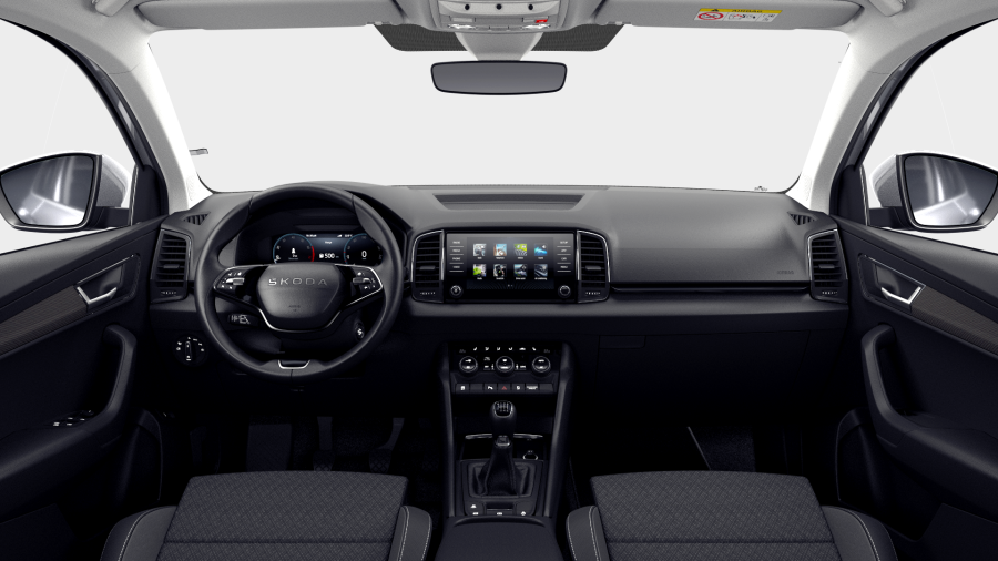 Škoda Karoq, 1,5 TSI 110 kW 6° manuální, barva stříbrná