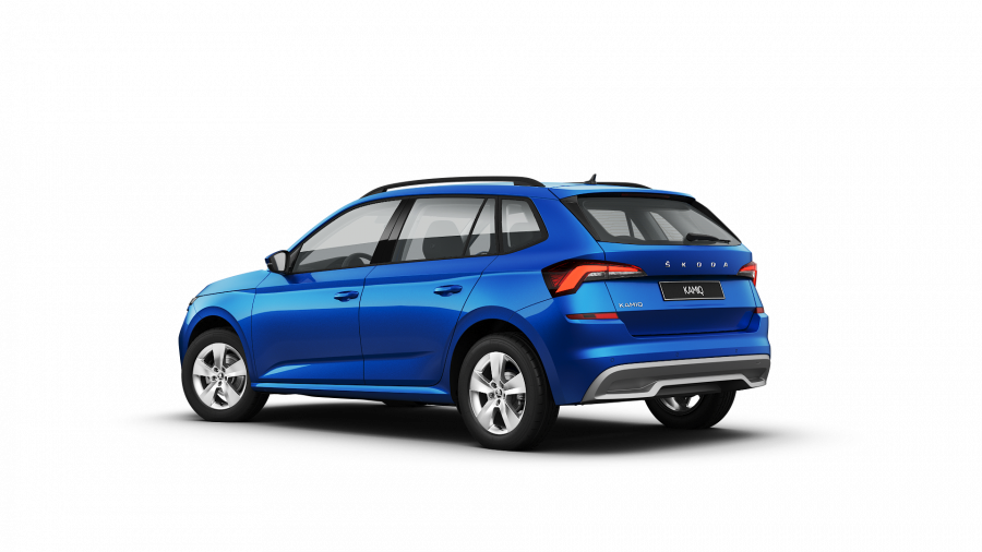 Škoda Kamiq, 1,0 TSI 70 kW 5-stup. mech., barva modrá