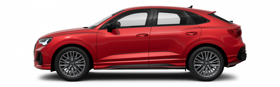 Audi Q3 Sportback, Q3 SB S line 35 TFSI 110 kW CoD, barva červená