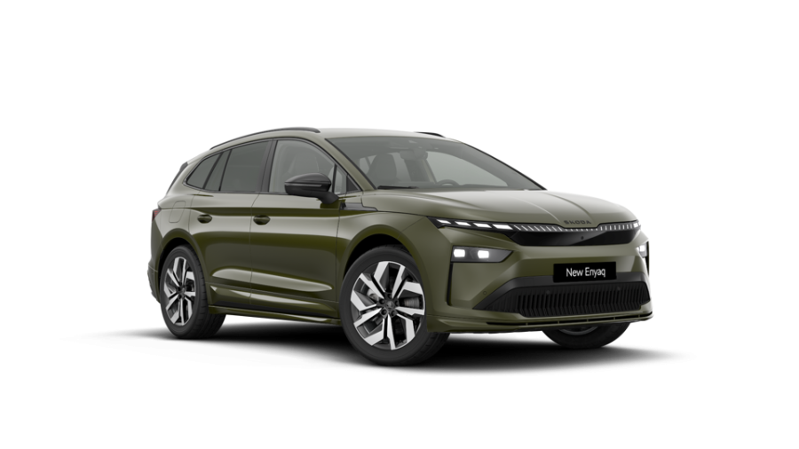 Škoda Enyaq iV, 82 kWh 1° automatická, barva zelená