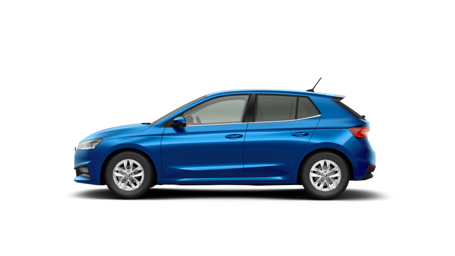 Škoda Fabia, 1,0 TSI 70 kW 5° manuální, barva modrá