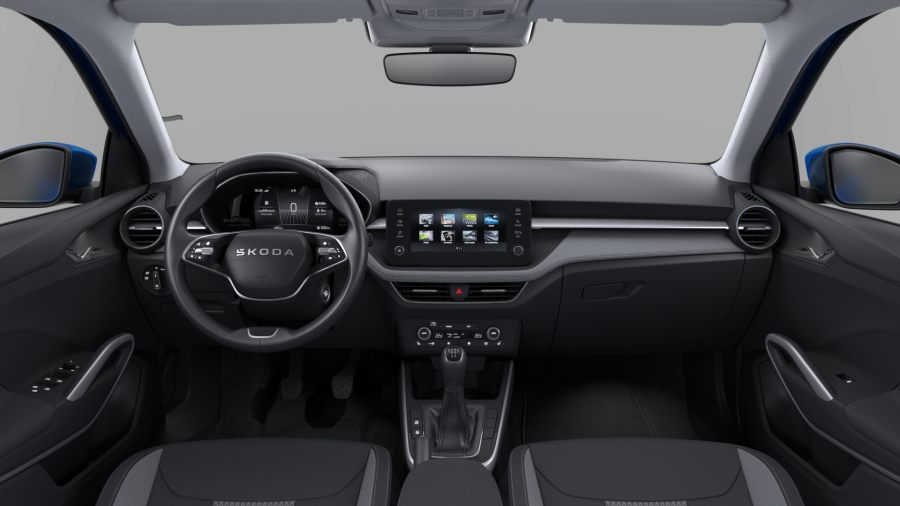 Škoda Fabia, 1,0 TSI 70 kW 5-stup. mech., barva modrá