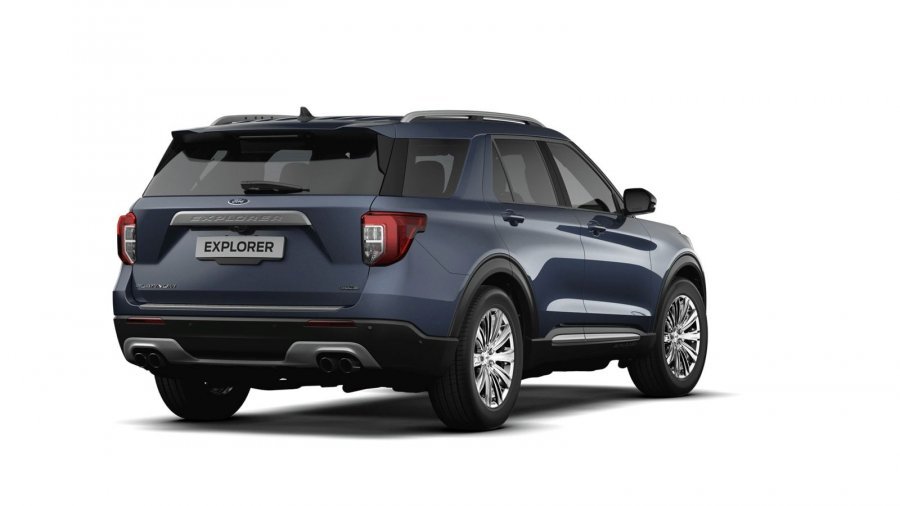 Ford Explorer, Platinum, 5dveřová, 3.0 EcoBoost 336 kW/457 k, 10st. automatická, 4WD, barva modrá