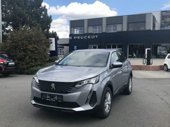 Peugeot 3008, 1.2 PureTech Active Pack 130k, barva šedá