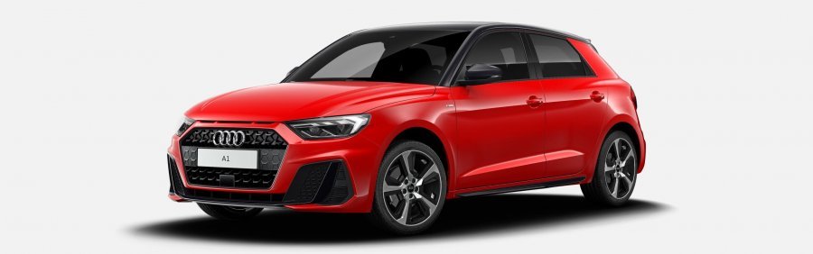 Audi A1, A1 Sportback S line 35 TFSI 110 kW, barva červená