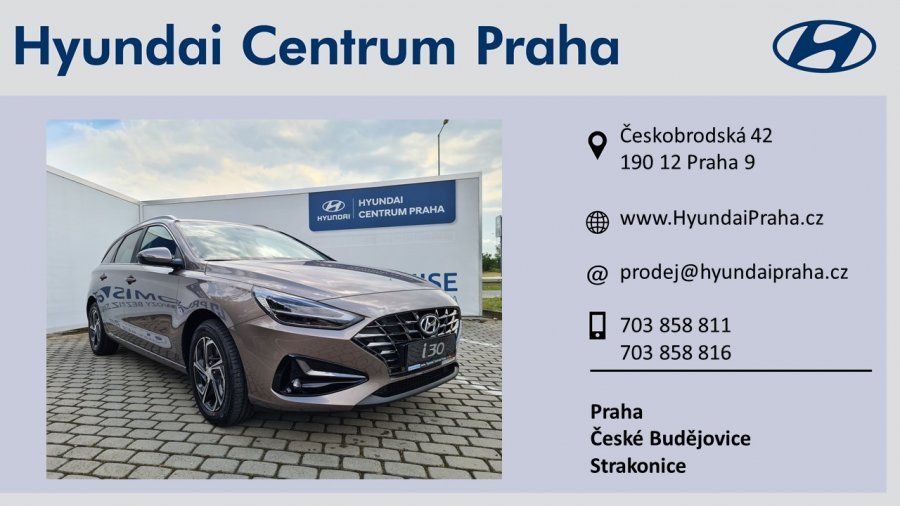 Hyundai i30, 1,5 T-GDI Mild hybrid 117 kW (95 NAT mild hybrid) 6 st. iMT, barva bronzová