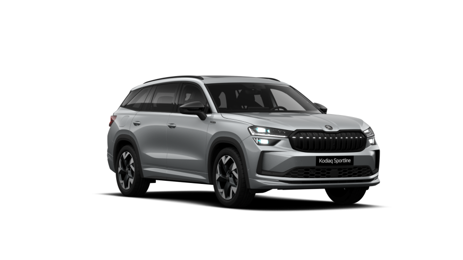Škoda Kodiaq, 2,0 TDI 142 kW 7° automatická DSG 4x4, barva stříbrná