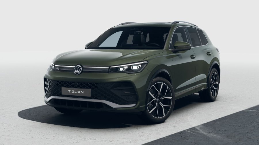 Volkswagen Tiguan, Tiguan R-Line 2,0 TDI 142 kW 4MOT, barva zelená