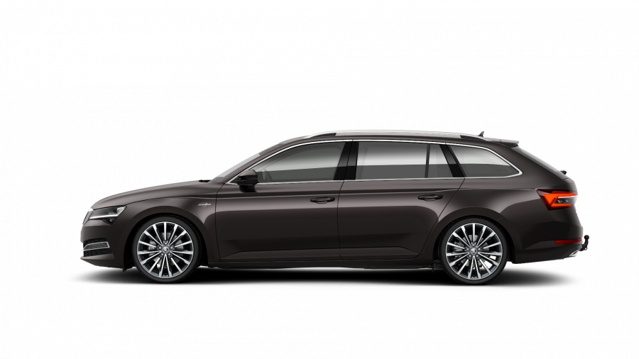 Škoda Superb, 2,0 TDI 147 kW 7-stup. automat. 4x4, barva hnědá