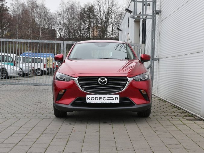 Mazda CX-3, 2,0 Skyactiv-G 89kW/121k 6MAN, barva červená