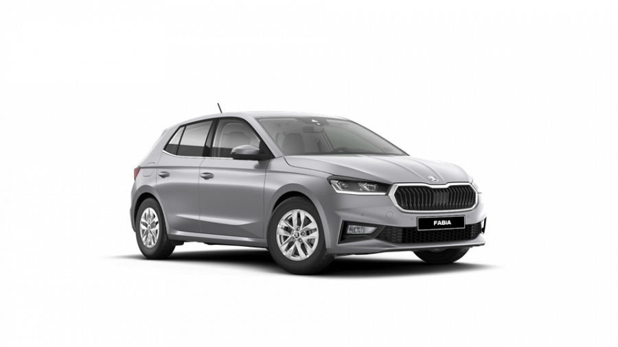 Škoda Fabia, 1,0 TSI 81 kW 6-stup. mech., barva stříbrná