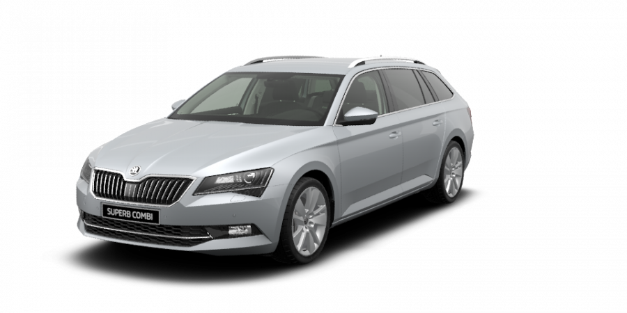 Škoda Superb, 2,0 TDI 140 kW 7-stup. automat., barva stříbrná