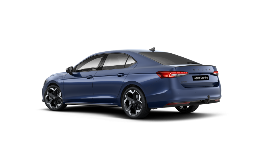 Škoda Superb, 1,5 TSI iV 110 kW 6° automatická DSG, barva modrá