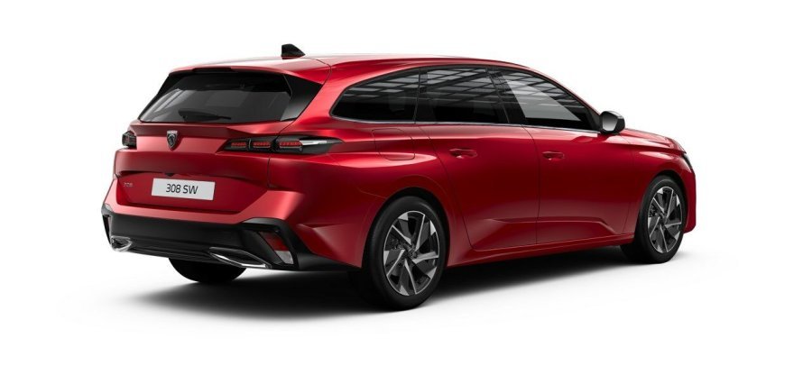 Peugeot 308, Peugeot 308 308 SW ALLURE Hybrid 136 e-DCS6, barva červená
