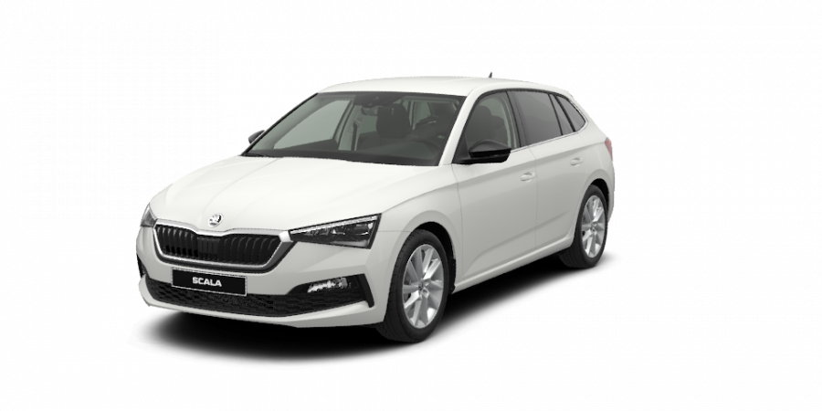 Škoda Scala, 1,6 TDI 85 kW 6-stup. mech., barva bílá