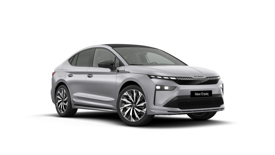 Škoda Enyaq iV, 82 kWh 210,00 kW 1° automatická, barva stříbrná