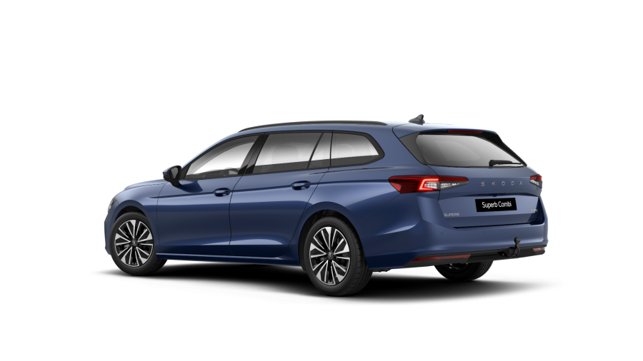 Škoda Superb, 1,5 TSI m-HEV 110 kW 7° automatická DSG, barva modrá