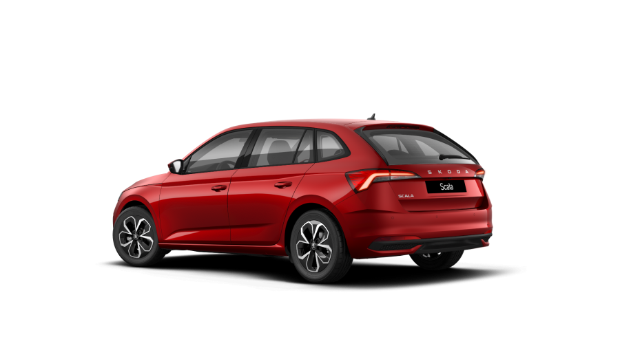 Škoda Scala, 1,0 TSI 85 kW 7° automatická DSG, barva červená