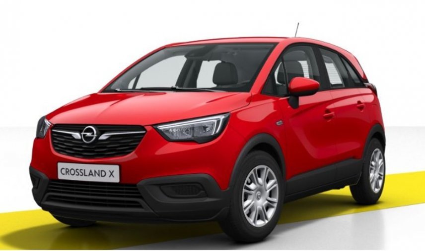 Opel Crossland X, 1.2 61KW, barva červená