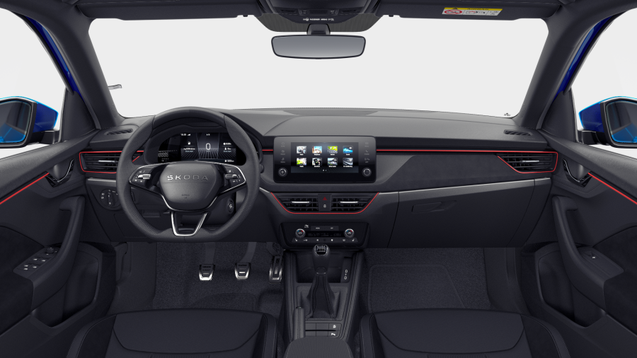 Škoda Scala, 1,0 TSI 85 KW 6-stup. mech., barva modrá