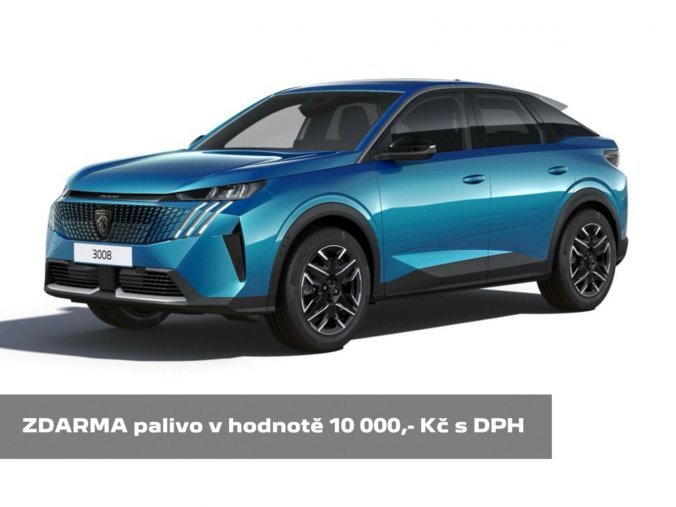 Peugeot 3008, Peugeot 3008 ALLURE Hybrid 145 e-DCS6, barva modrá