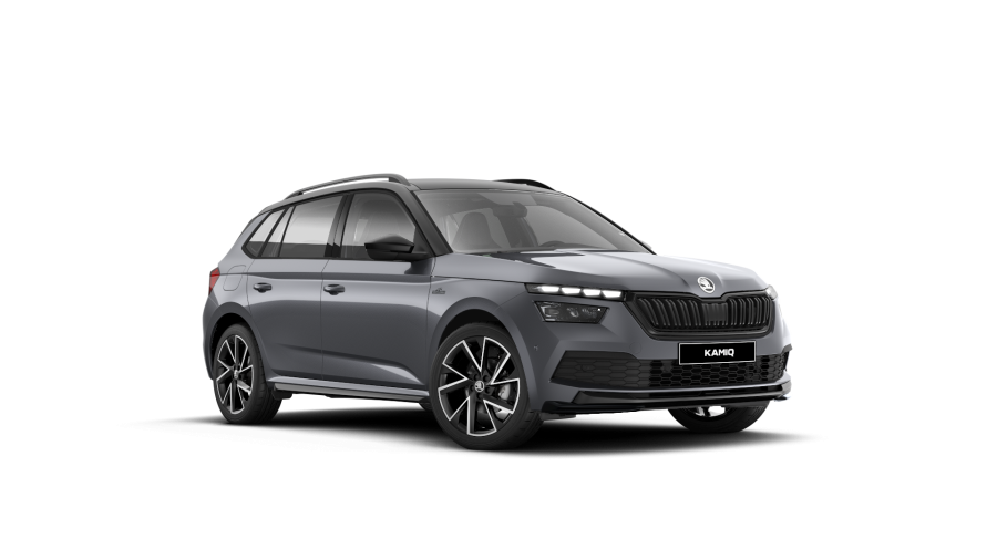 Škoda Kamiq, 1,5 TSI 110 kW 6-stup. mech., barva šedá