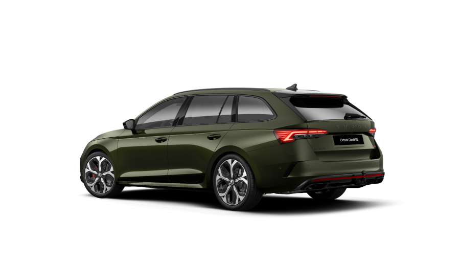 Škoda Octavia, 2,0 TSI 195 kW 7° automatická DSG, barva zelená