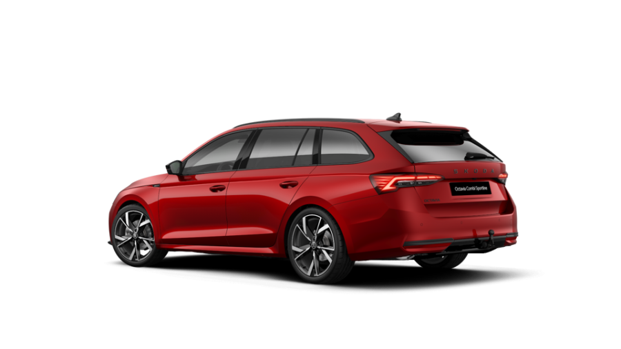 Škoda Octavia, 1,5 TSI Hybrid 110 kW 7° automatická DSG, barva červená