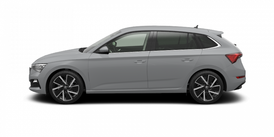 Škoda Scala, 1,5 TSI 110 kW 6-stup. mech., barva šedá