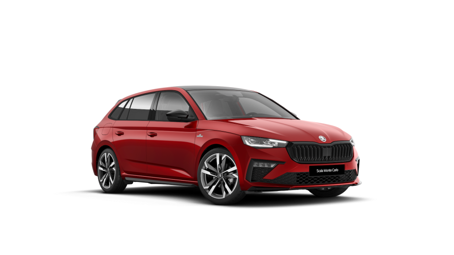 Škoda Scala, 1,0 TSI 85 kW 7-stup. automat., barva červená