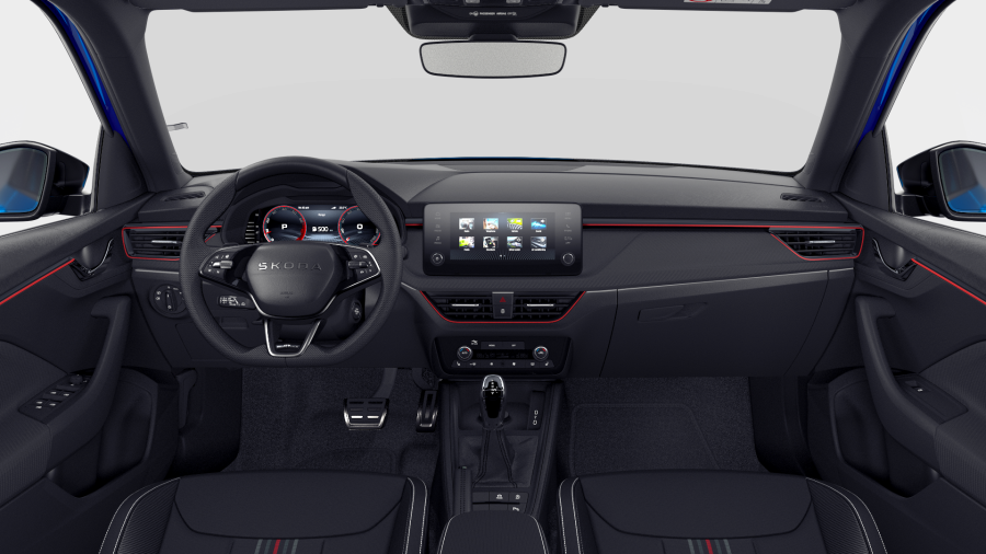 Škoda Kamiq, 1,0 TSI 85 kW 7° automatická DSG, barva modrá