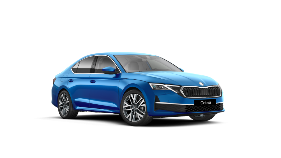 Škoda Octavia, 2,0 TDI 110 kW 7° automatická DSG, barva modrá