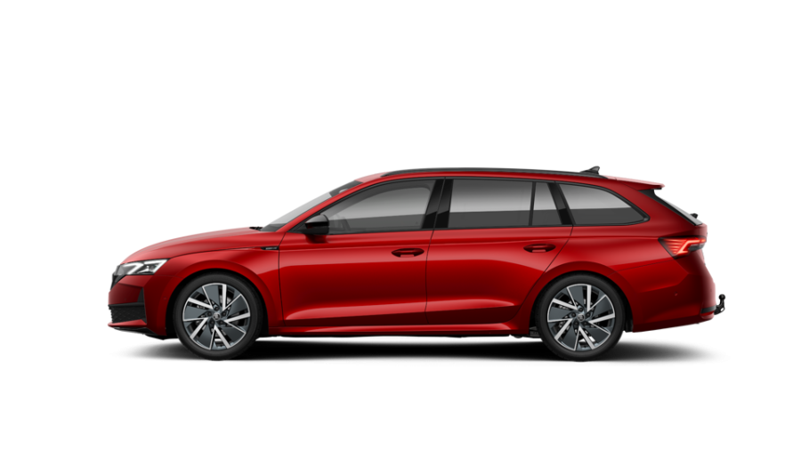Škoda Octavia, 2,0 TSI 150 kW 7-stup. automat. 4x4, barva červená