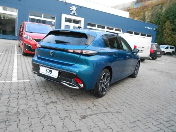 Peugeot 308, Peugeot 308 ALLURE Hybrid 136 e-DCS6, barva modrá