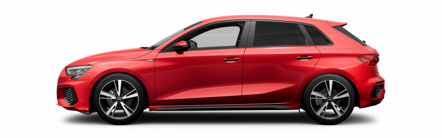 Audi A3, A3 Spb S line 35 TFSI CoD 110kW, barva červená