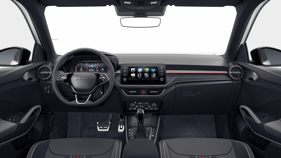 Škoda Fabia, 1,5 TSI 130 kW 7° automatická DSG, barva bílá