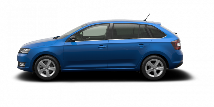 Škoda Rapid, 1,0 TSI 70 kW 5-stup. mech., barva modrá