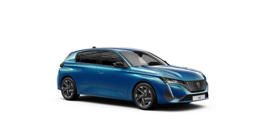 Peugeot 308, Peugeot 308 ALLURE Hybrid 145 e-DCS6, barva modrá