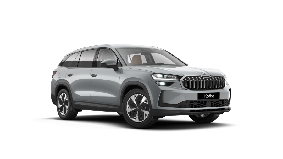 Škoda Kodiaq, 2,0 TDI 142 kW 7° automatická DSG 4x4, barva stříbrná