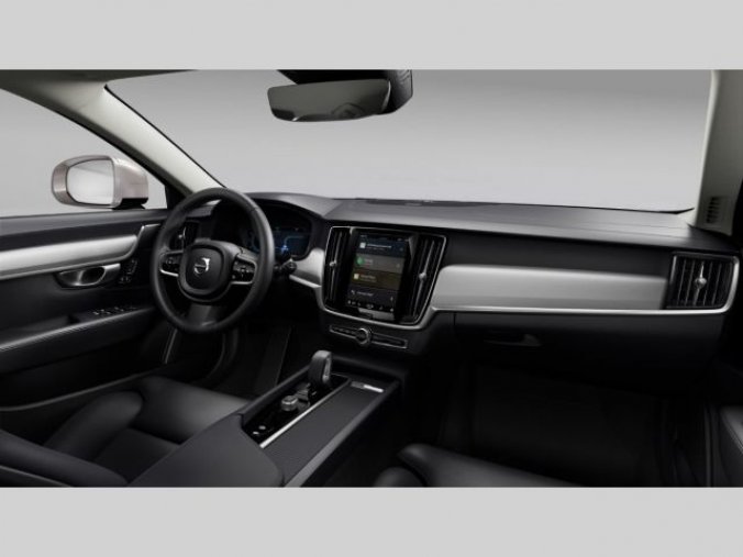 Volvo V90, B4 2.0L 197+14 HP AT8 AWD CROS, barva stříbrná