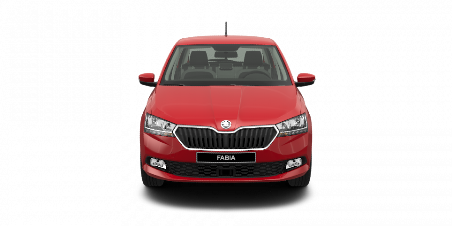 Škoda Fabia, 1,0 MPI 44 kW 5-stup. mech., barva červená