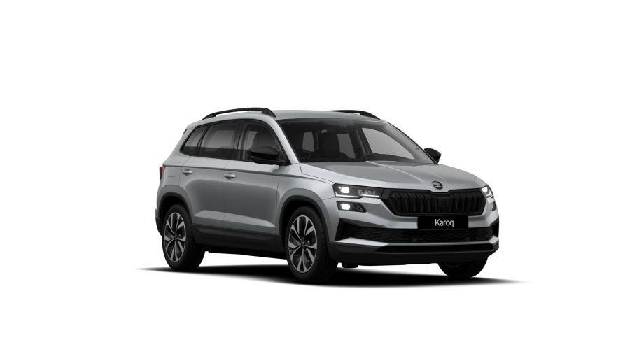 Škoda Karoq, 1,5 TSI 110 kW 7-stup. automat., barva stříbrná