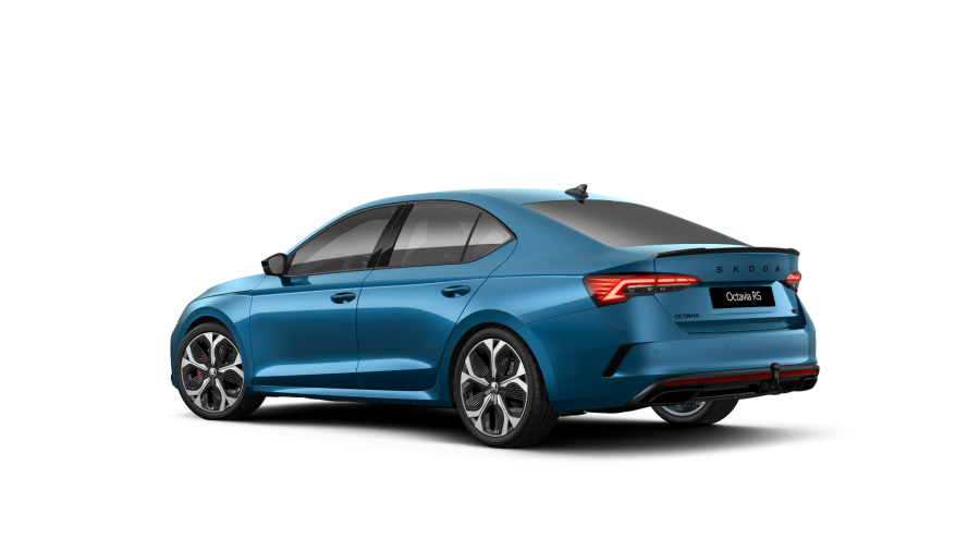 Škoda Octavia, 2,0 TSI 195 kW 7° automatická DSG, barva modrá