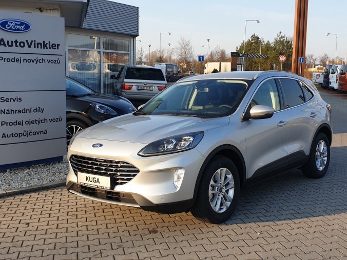 Ford Kuga, Titanium X, 5dveřová, 1.5 EcoBlue 88 kW/120 k, 6st. manuální, barva stříbrná