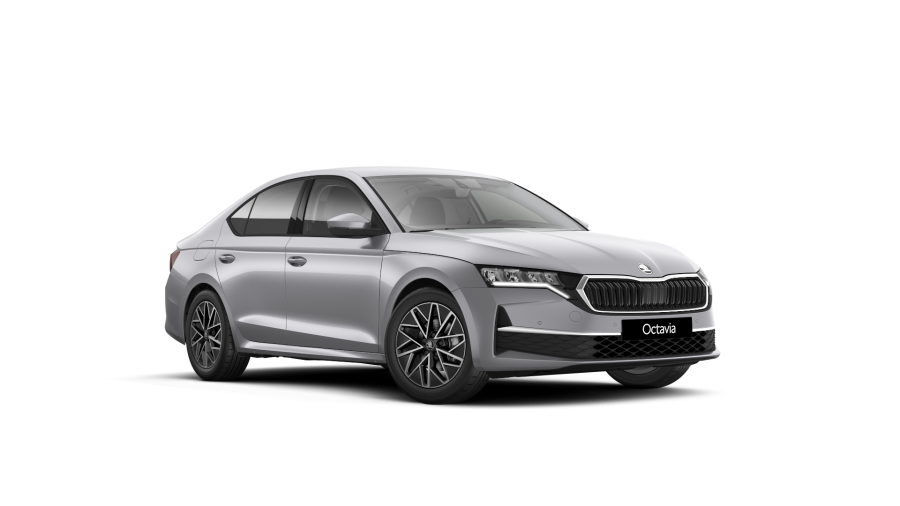 Škoda Octavia, 1,5 TSI m-HEV 110 kW 7° automatická DSG, barva stříbrná