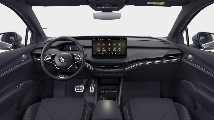 Škoda Enyaq iV, 82 kWh 210,00 kW 1-stup. automat. 4x4, barva šedá