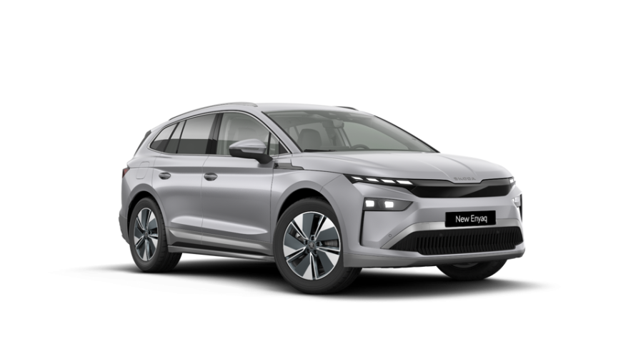 Škoda Enyaq iV, 82 kWh 1° automatická, barva stříbrná