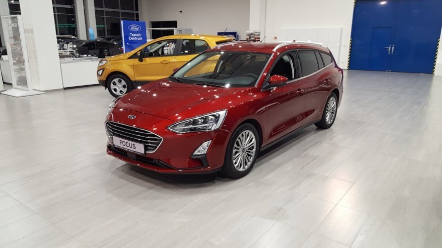 Ford Focus, Titanium, Kombi, 1.5 EcoBoost 110 kW/150 k, 6st. manuální, barva červená